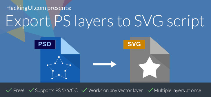 Export your PS layers to SVG